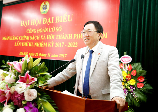 Tổng Giám đốc Dương Quyết Thắng phát biểu tại Đại hội