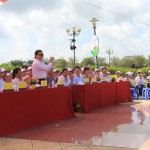 Các đại biểu tham dự chương trình truyền hình trực tiếp CLYT tại tỉnh Hậu Giang