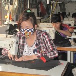 Nhờ vốn vay chương trình giải quyết việc làm, xưởng may của gia đình chị Nguyến Thi Thu Hương ở xã Yên Phương hoạt động hiệu quả