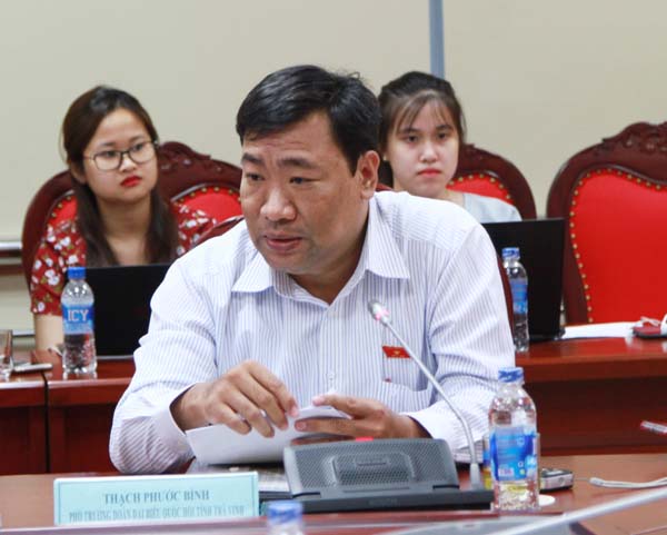 Phó Trưởng Đoàn ĐBQH tỉnh Trà Vinh Thạch Phước Bình