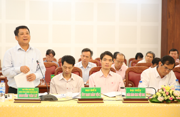 Phó Tổng Giám đốc NHCSXH Nguyễn Văn Lý phát biểu