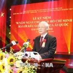 Tổng Bí thư Nguyễn Phú Trọng phát biểu chỉ đạo tại buổi lễ Ảnh: TTXVN