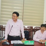 Tổng Giám đốc Dương Quyết Thắng phát biểu tại buổi làm việc với huyện Kỳ Sơn