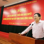 Đồng chí Dương Quyết Thắng phát biểu chỉ đạo tại Hội nghị