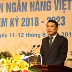 Đồng chí Lê Minh Hưng - Ủy viên BCH TW Đảng, Thống đốc NHNN phát biểu chỉ đạo tại Đại hội