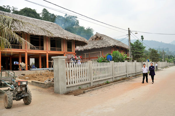 Một gốc khu dân cư thôn Tân Lập, xã Tân Trào
