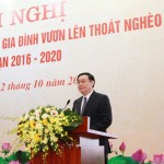 Phó Thủ tướng Chính phủ Vương Đình Huệ, Trưởng Ban Chỉ đạo Trung ương các Chương trình mục tiêu quốc gia giai đoạn 2016 - 2020 phát biểu chỉ đạo Hội nghị
