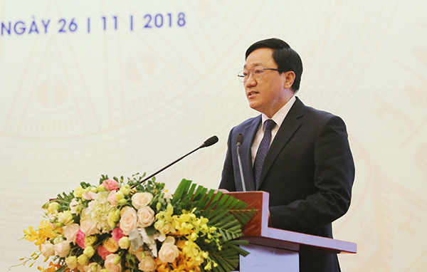 Tổng Giám đốc Dương Quyết Thắng phát biểu tại buổi lễ
