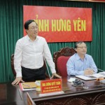 Tổng Giám đốc NHCSXH Dương Quyết Thắng phát biểu tại buổi làm việc