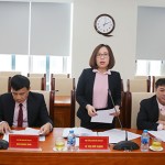 Phó Tổng Giám đốc Lê Thị Đức Hạnh phát biểu tại Hội nghị