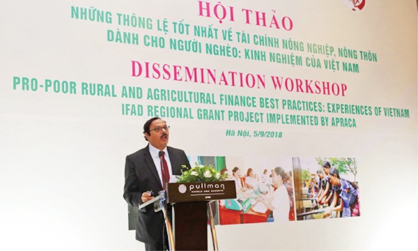 TS. Prasun Kumar Das - Tổng thư ký APRACA khẳng định vai trò của NHCSXH trong giảm nghèo và những nỗ lực của Chương trình giảm nghèo tổng thể của Chính phủ Việt Nam