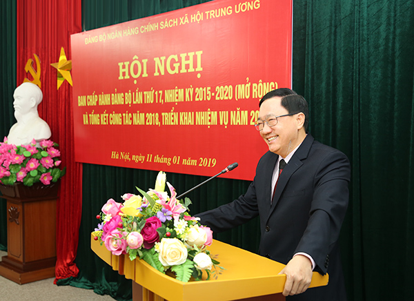 Đồng chí Dương Quyết Thắng - Bí thư Đảng ủy NHCSXH TW, Tổng Giám đốc kết luận Hội nghị