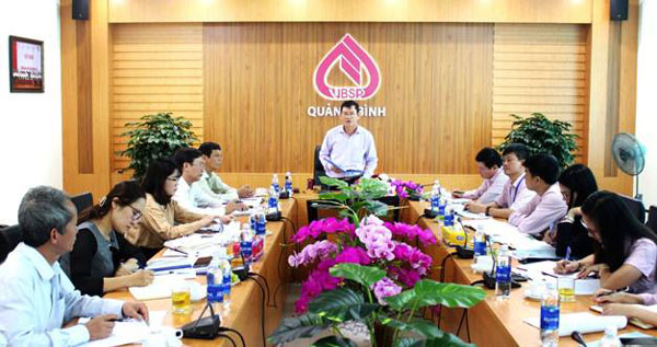 Phó Trưởng Đoàn Đại biểu Quốc hội tỉnh Quảng Bình chủ trì buổi làm việc