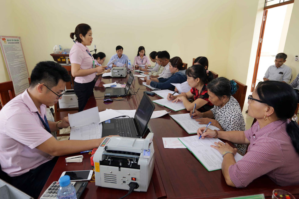 Hiện nay, NHCSXH tỉnh Bắc Giang đang duy trì hoạt động tại 225 Điểm giao dịch tại các xã, phường, thị trấn