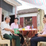 Công đoàn cơ sở NHCSXH tỉnh Thanh Hóa thăm hỏi, động viên gia đình Thiếu tá Vi Văn Nhất
