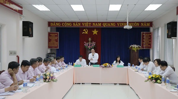 Tổng Giám đốc làm việc với lãnh đạo chủ chốt của NHCSXH tỉnh Tây Ninh