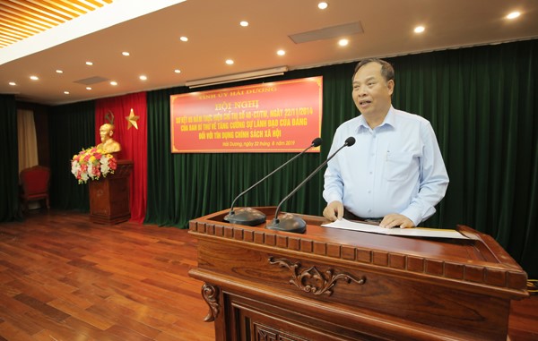 Bí thư Tỉnh ủy Hải Dương Nguyễn Mạnh Hiển: Có thể khẳng định Chỉ thị số 40 là quyết sách đúng đắn, hợp lòng dân, khẳng định thêm chủ trương của Đảng, Nhà nước