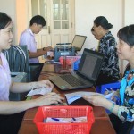 NHCSXH tỉnh Phú Yên tổ chức giao dịch tại UBND xã Bình Ngọc vào ngày 23 hàng tháng kết hợp giao ban với Chủ tịch UBND xã và các hội, đoàn thể, Tổ tiết kiệm và vay vốn tại địa phương