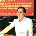 Đồng chí Hoàng Văn Nghiệm, Phó Bí thư Thường trực Tỉnh ủy - Chủ tịch HĐND tỉnh phát biểu chỉ đạo tại hội nghị