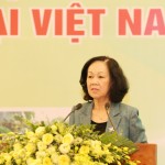 Đồng chí Trương Thị Mai, Ủy viên Bộ Chính trị, Bí thư Trung ương Đảng - Trưởng ban Dân vận Trung ương phát biểu chỉ đạo