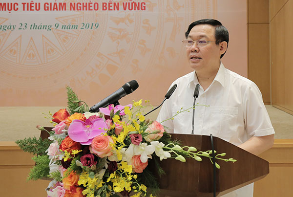 Phó Thủ tướng Chính phủ Vương Đình Huệ phát biểu chỉ đạo Hội nghị