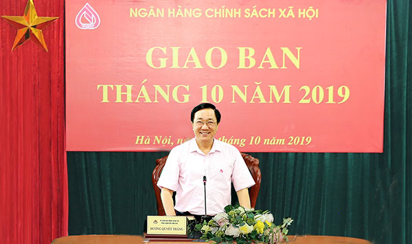 Tổng Giám đốc Dương Quyết Thắng phát biểu chỉ đạo tại phiên giao ban trực tuyến mở rộng