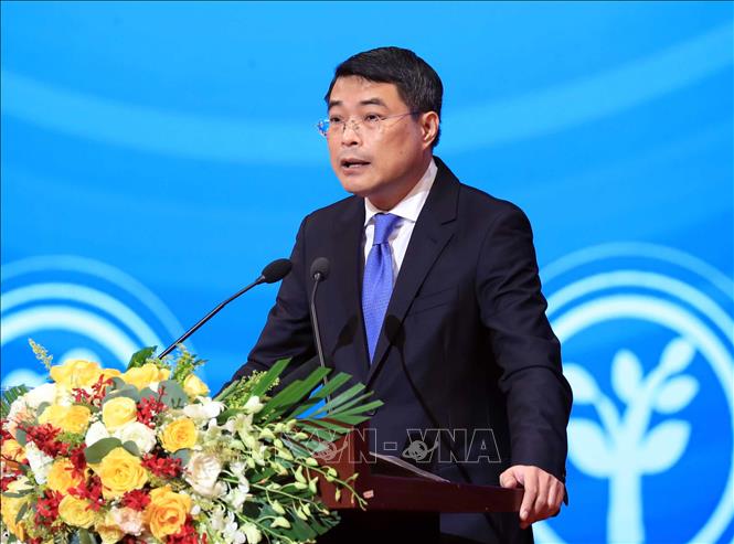 Thống đốc NHNN Việt Nam Lê Minh Hưng phát biểu tại Hội nghị