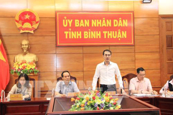 Phó Tổng Giám đốc NHCSXH Nguyễn Đức Hải phát biểu tại buổi làm việc