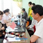 Người dân xã Nghĩa Lâm, huyện Tư Nghĩa (Quảng Ngãi) tiếp cận nguồn vốn tại NHCSXH để cải thiện điều kiện sinh hoạt