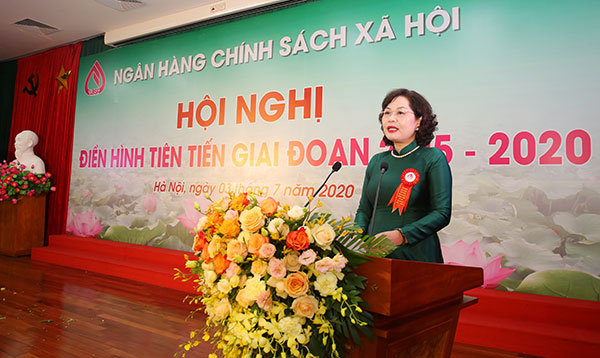 Phó Thống đốc NHNN Nguyễn Thị Hồng phát biểu chỉ đạo Hội nghị