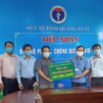 Công đoàn cơ sở NHCSXH tỉnh Quảng Ngãi ủng hộ 100 triệu đồng cho công tác phòng chống dịch Covid