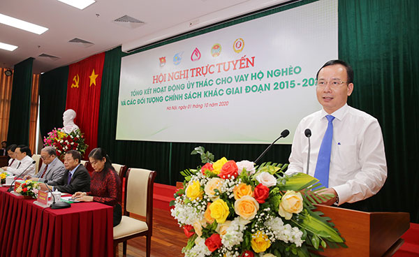 Phó Trưởng Ban Dân vận Trung ương Nguyễn Lam phát biểu chỉ đạo tại Hội nghị Ảnh: Trần Giáp