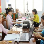 NHCSXH tỉnh An Giang cho người nghèo vay vốn tại Điểm giao dịch xã