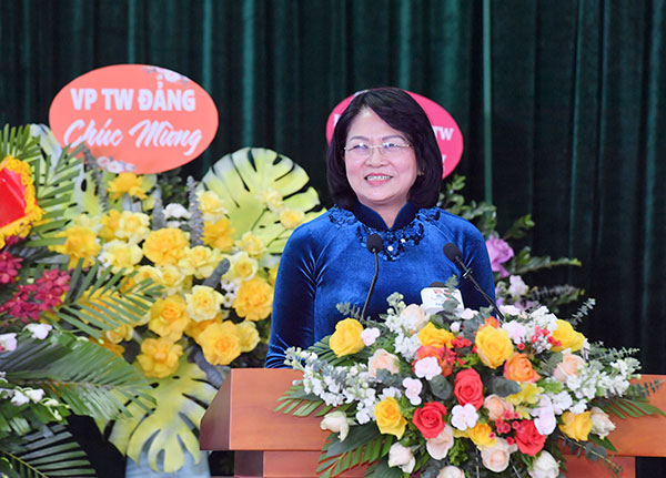 Phó Chủ tịch nước Đặng Thị Ngọc Thịnh phát biểu chỉ đạo tại Hội nghị