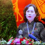 Thống đốc NHNN Nguyễn Thị Hồng tham luận tại Đại hội