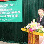 Thứ trưởng Bộ Kế hoạch và Đầu tư Trần Quốc Phương phát biểu