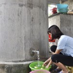 Công trình nước sinh hoạt được đầu tư từ vốn vay NHCSXH của gia đình chị Nguyễn Thị Hạnh ở xóm 1, xã Hưng Mỹ, huyện Hưng Nguyên