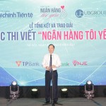 Phó Thống đốc Thường trực NHNN Đào Minh Tú phát biểu tại Lễ trao giải