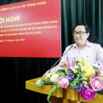 Đồng chí Dương Quyết Thắng, Bí thư Đảng ủy NHCSXH TW, Ủy viên HĐQT - Tổng Giám đốc phát biểu chỉ đạo