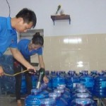 Mô hình sản xuất nước uống đóng chai "Thạch Tiền" của anh Hoàng Văn Lành