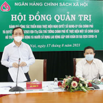 Phó Thống đốc Thường trực NHNN Việt Nam Đào Minh Tú phát biểu tại Hội nghị trực tuyến