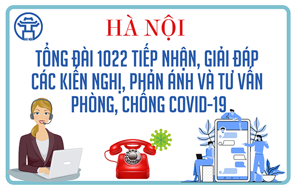 ha-noi-cong-bo-tong-dai-1022-tiep-nhan-giai-dap-cac-kien-nghi-phan-anh-va-tu-van-phong-chong-covid-19