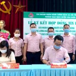 Phòng giao dịch NHCSXH huyện Văn Chấn ký kết hợp đồng tín dụng và giải ngân cho Công ty TNHH sản xuất y học cổ truyền và đông dược Thế Gia