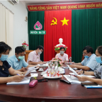 Phòng giao dịch NHCSXH huyện Ba Tơ họp giao ban với các tổ chức chính trị - xã hội nhận ủy thác