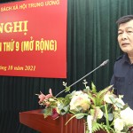Đồng chí Nguyễn Đức Phong - Phó Bí thư Đảng ủy Khối DNTW phát biểu chỉ đạo Hội nghị