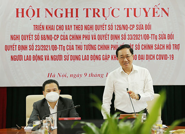 Tổng Giám đốc Dương Quyết Thắng phát biểu tại Hội nghị trực tuyến