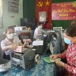 Chi nhánh NHCSXH tỉnh Quảng Ngãi triển khai giải ngân tại Điểm giao dịch xã