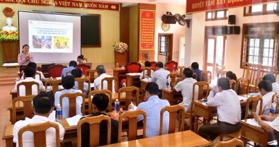 Tập huấn nghiệp vụ quản lý nguồn vốn tín dụng chính sách tại huyện Quảng Ninh