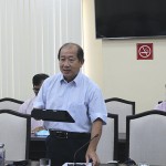 Phó Chủ tịch UBND tỉnh Đoàn Tấn Bửu lưu ý một số vấn đề tại phiên họp