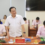 Tổng Giám đốc NHCSXH Dương Quyết Thắng kết luận cuộc họp